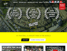 Tablet Screenshot of hollywoodsports.com